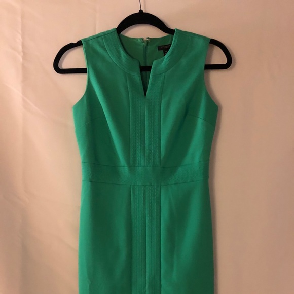 Ann Taylor Stitched Sheath Dress, 00 Petite - Picture 2 of 7
